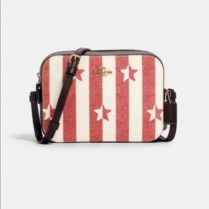 ⭐️⭐️COACH mini camera bag with Stripe star print⭐️
